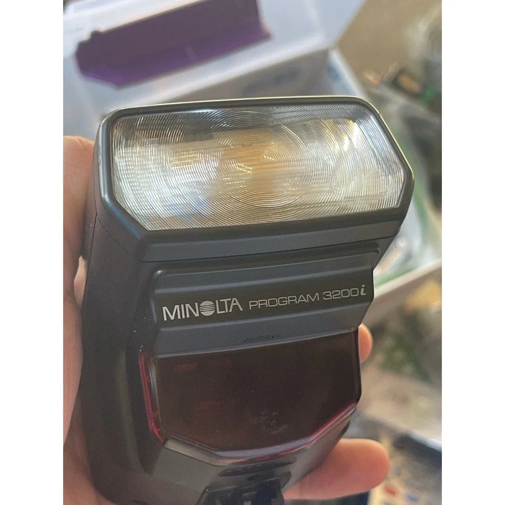 Minolta Maxxum 3200i Flash Unit Shoe Mount Flash for Konica Minolta (read)